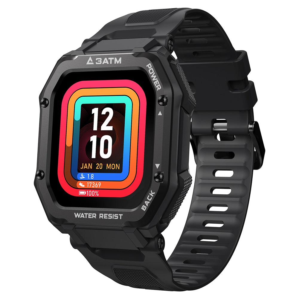 ROCK Rugged Smartwatch for Men Outdoor Sports and Fitness Tracking
