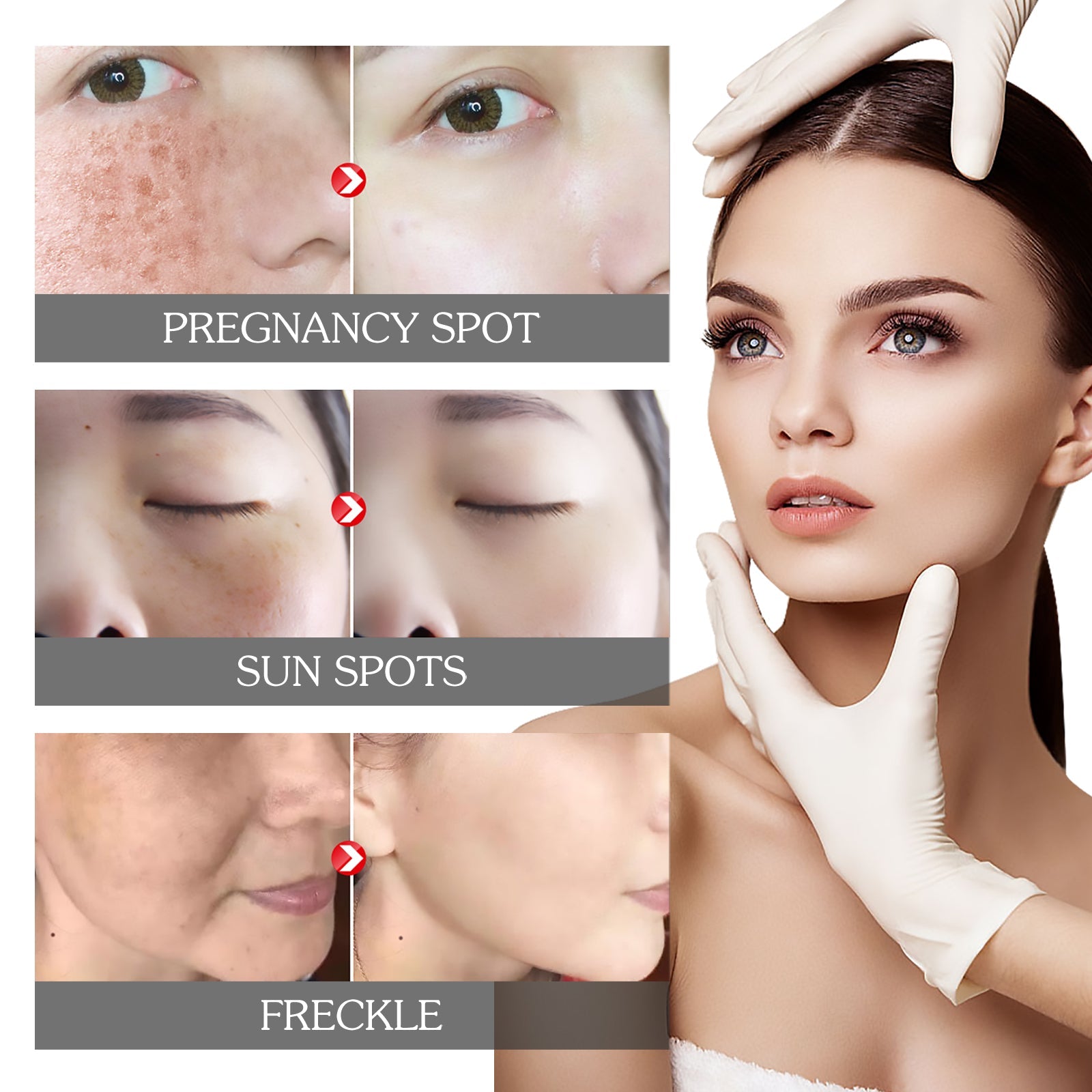 Face Brightening Serum for Dark Spots, Fine Lines, and Hydration