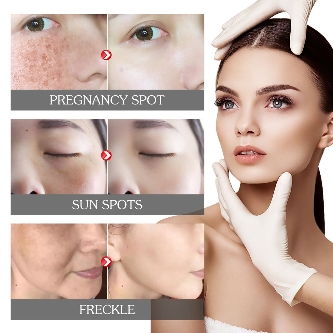 Face Brightening Serum for Dark Spots, Fine Lines, and Hydration