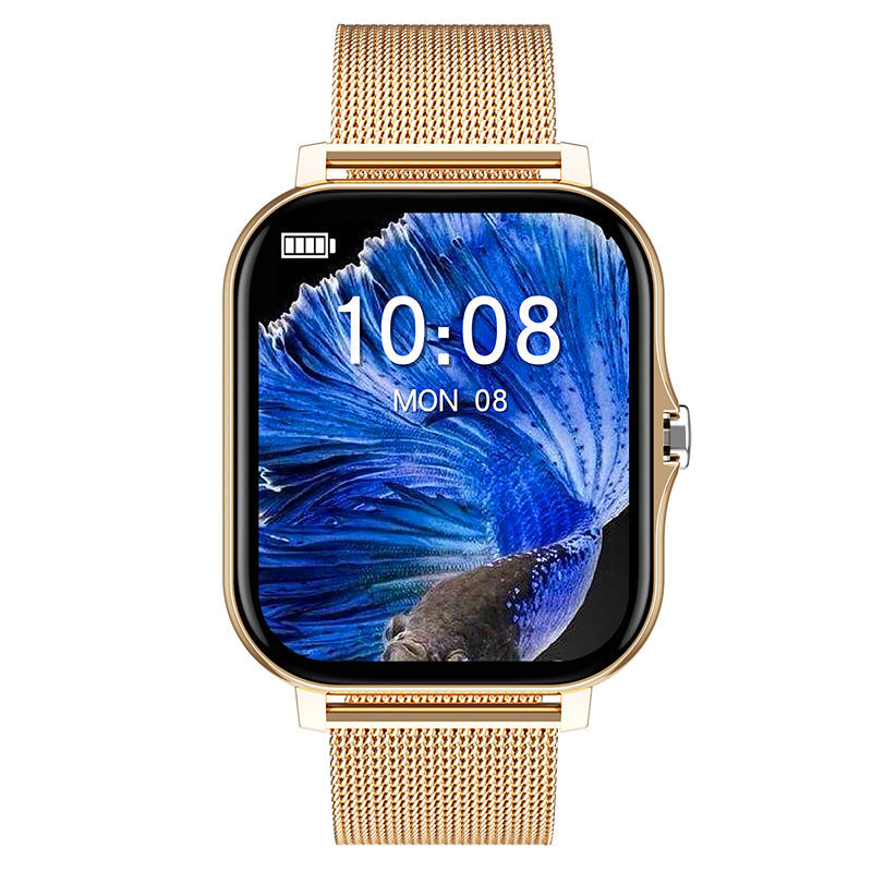 CT2 Full-Touch Smartwatch with Heart Rate, Bluetooth Call, Waterproof