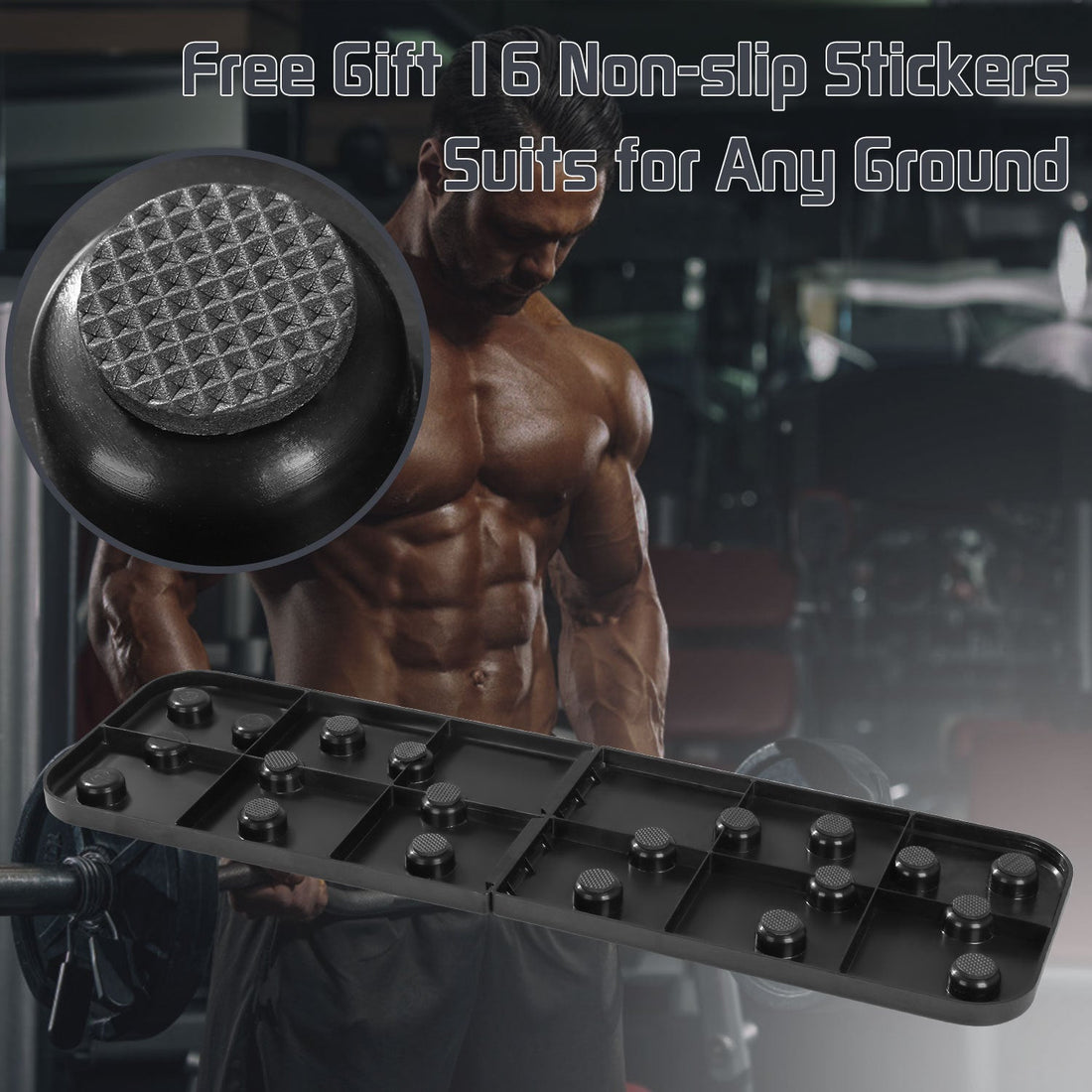 Foldable Multi-Function Push-Up Board for 12-14 Fitness Exercises