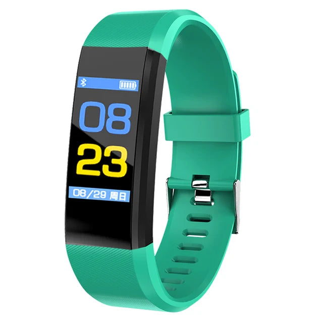 Smart Fitness Smartwatch with Heart Rate and Blood Pressure Monitor