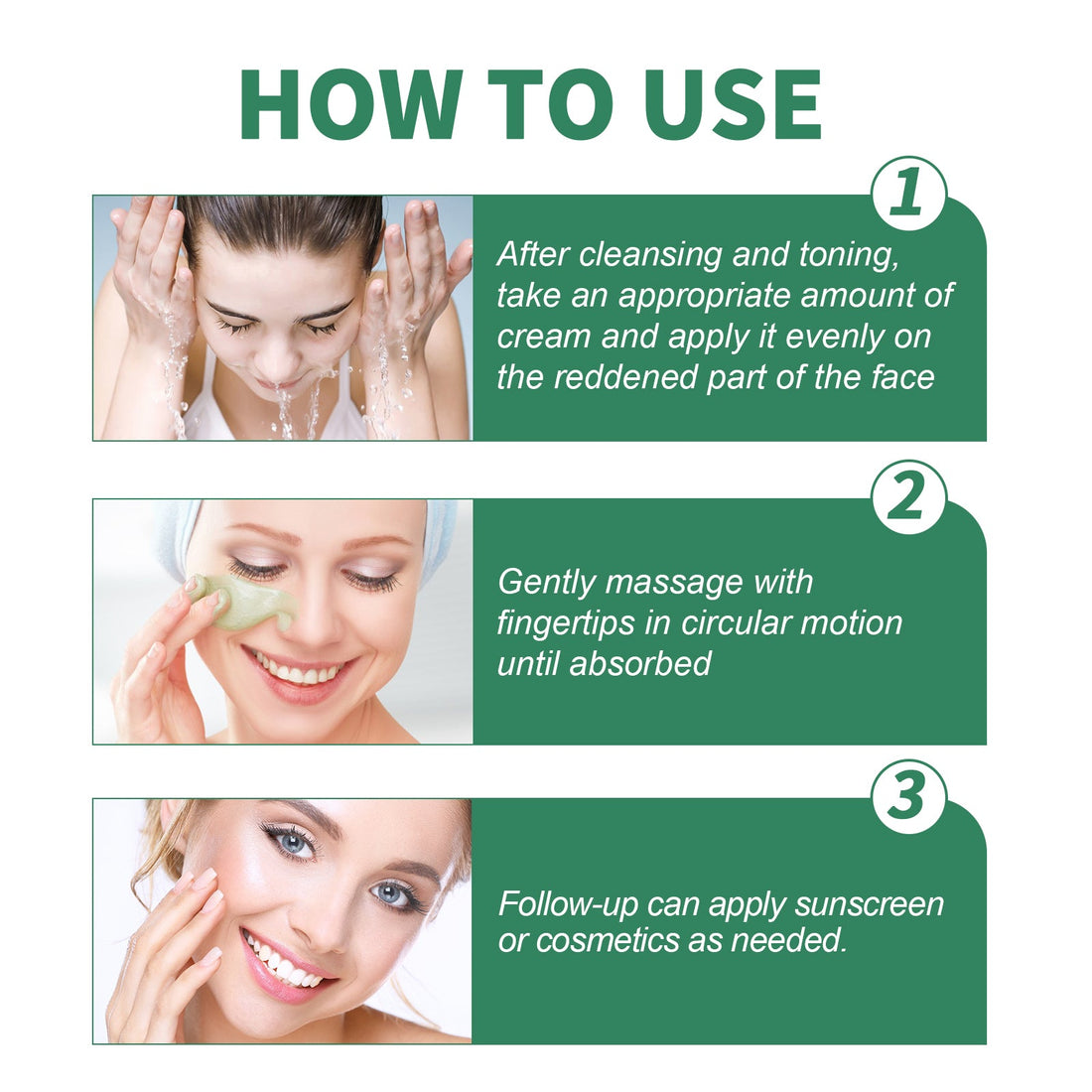 Color Correction Cream for Sun Spots and Moisturizing Skin Repair