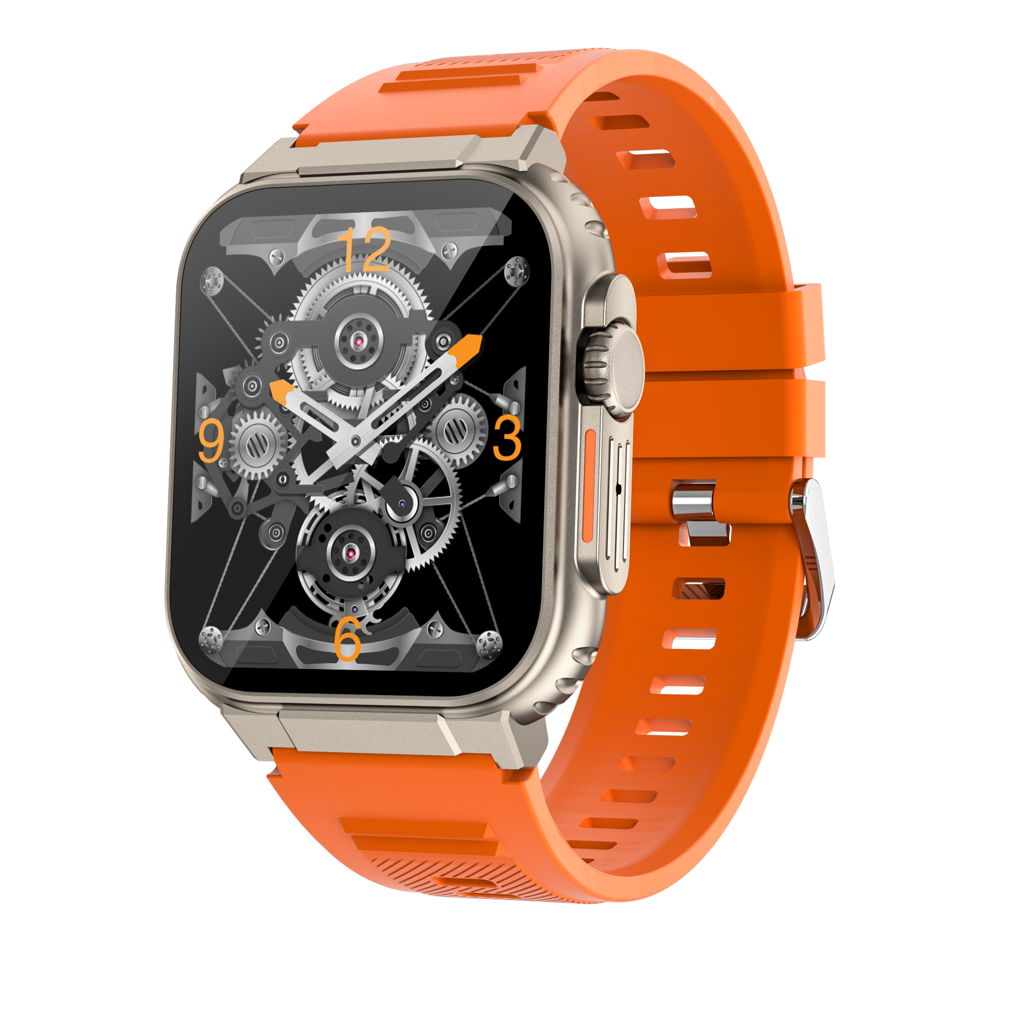 A70 Smartwatch 1.96" BT Call IP68 Waterproof Heart Rate Tracker