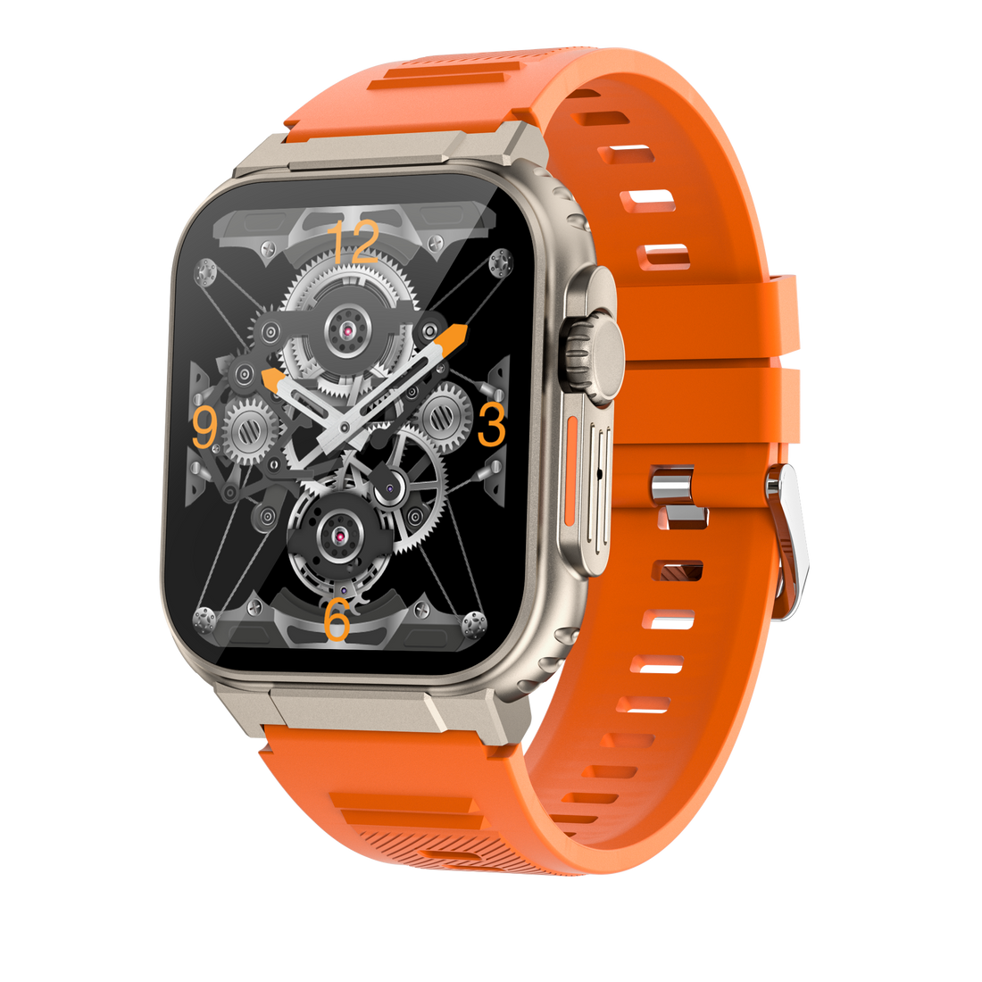 A70 Smartwatch 1.96" BT Call IP68 Waterproof Heart Rate Tracker