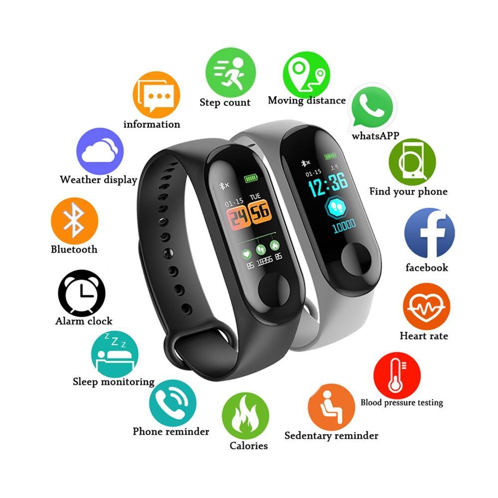 Bluetooth Sport Smartwatch for Men and Women with Fitness Tracker