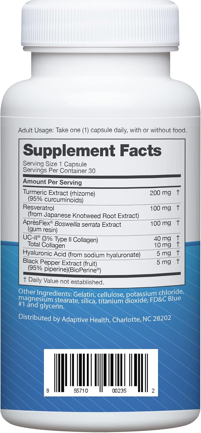 Advanced Joint Support Supplement Capsules with UC-II Collagen