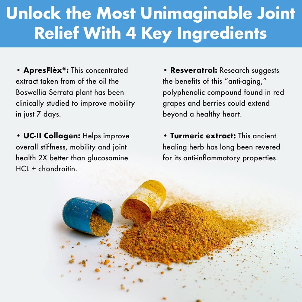 Advanced Joint Support Supplement Capsules with UC-II Collagen