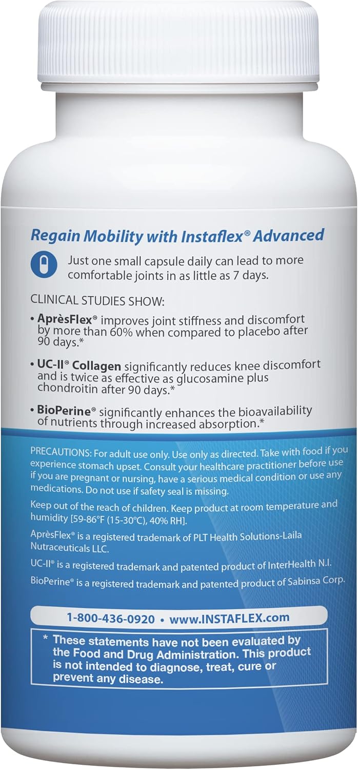 Advanced Joint Support Supplement Capsules with UC-II Collagen
