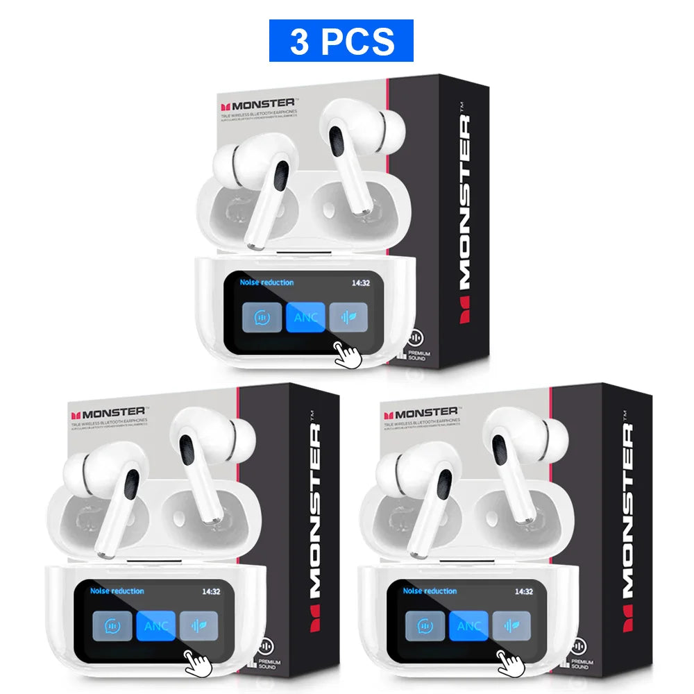 TWS Wireless Bluetooth Earbuds with HD Stereo, Touch, and Charging Box