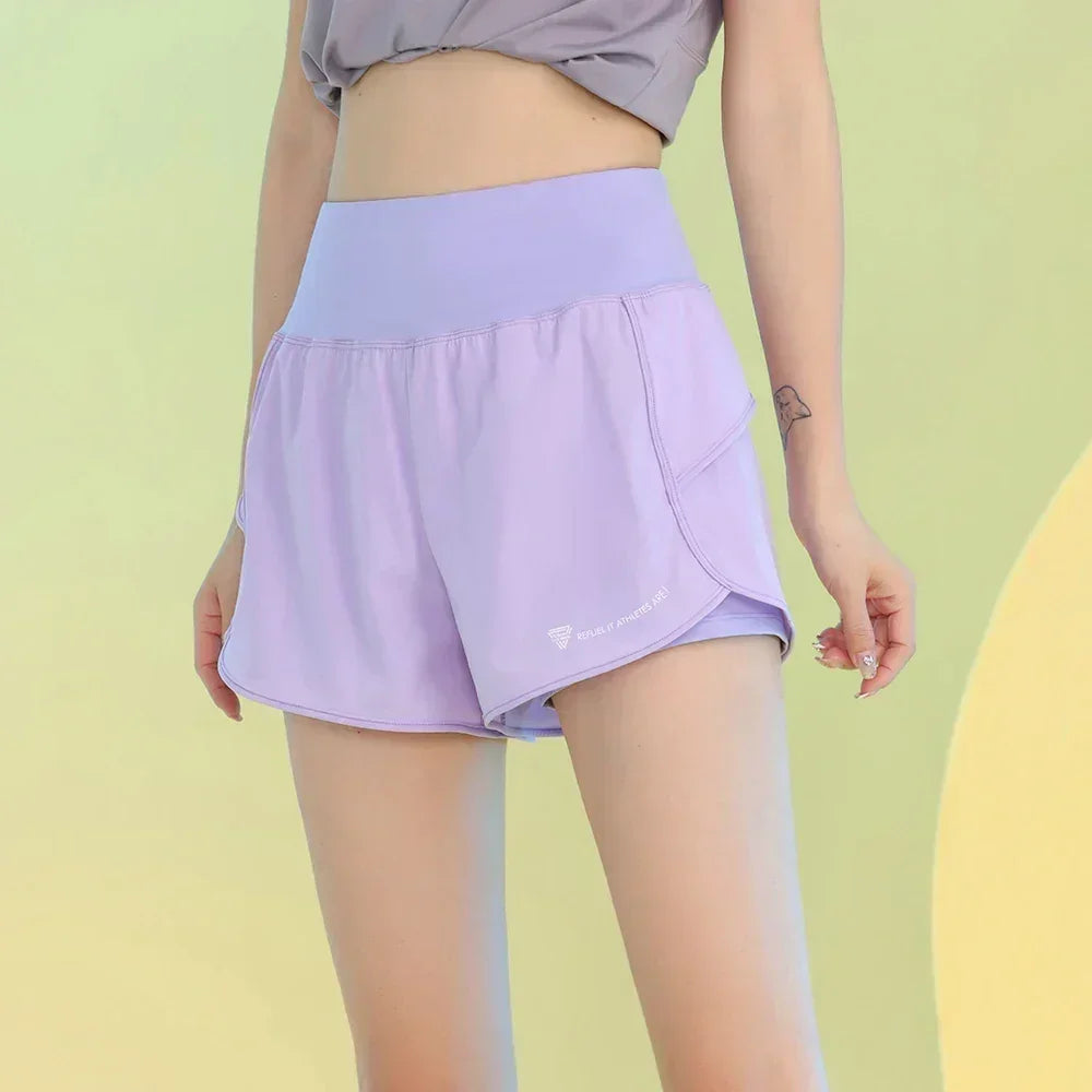Women’s Yoga Shorts with Pocket for Gym, Running, and Cycling