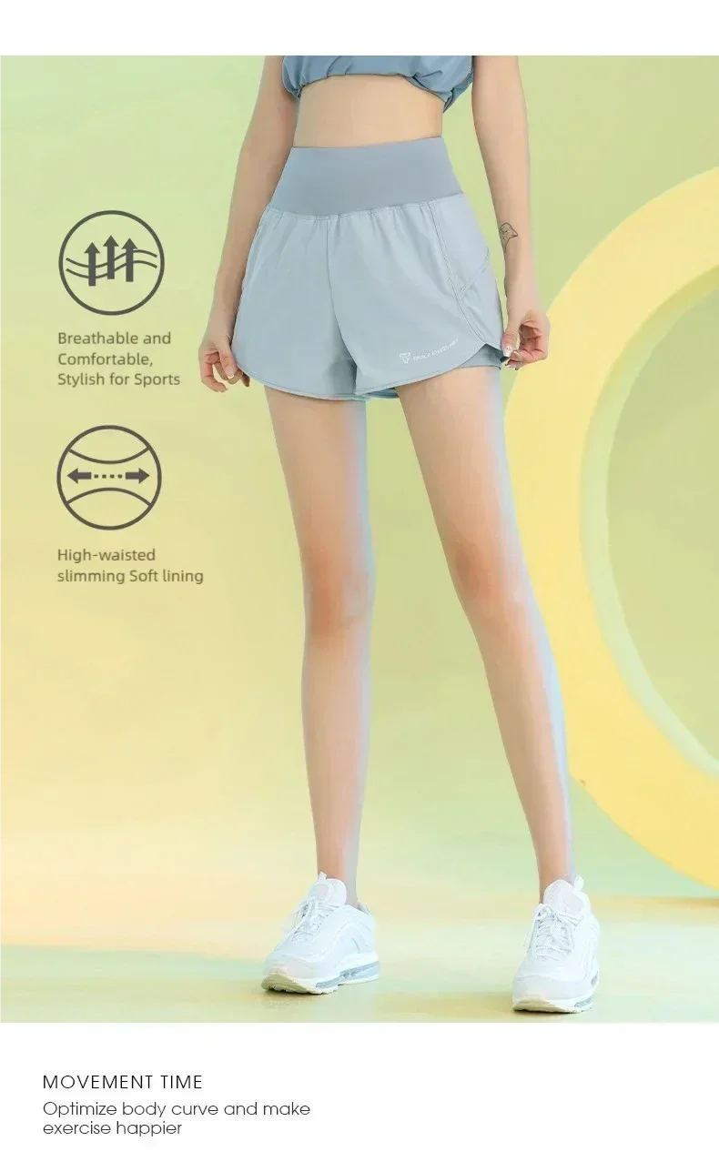 Women’s Yoga Shorts with Pocket for Gym, Running, and Cycling