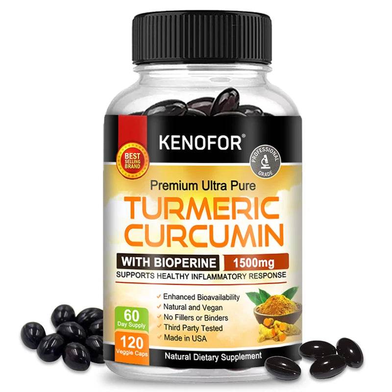 Curcumin Supplement for Knee, Joint, and Bone Health Support