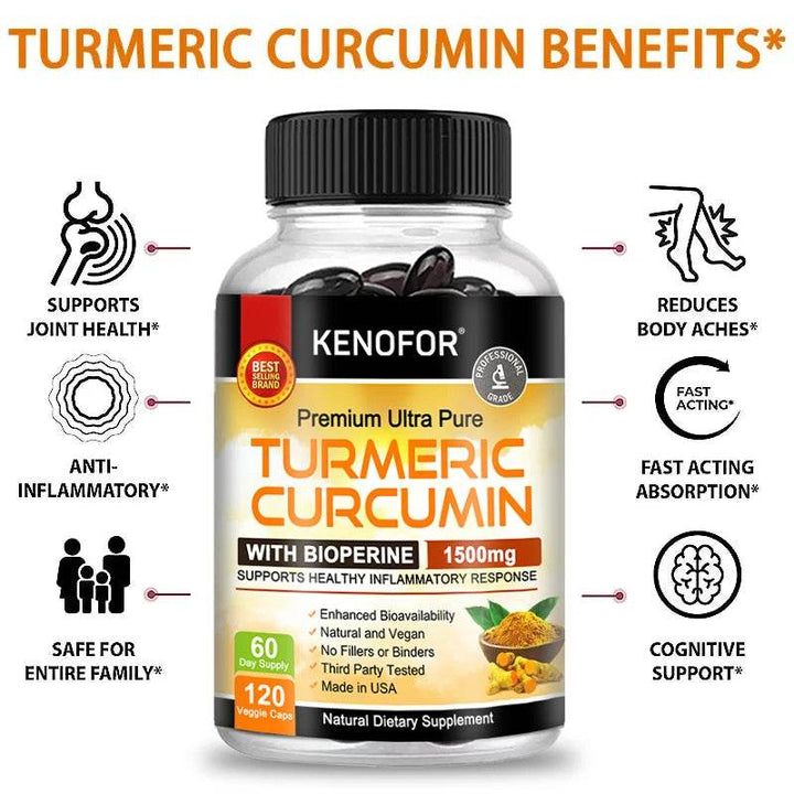 Curcumin Supplement for Knee, Joint, and Bone Health Support