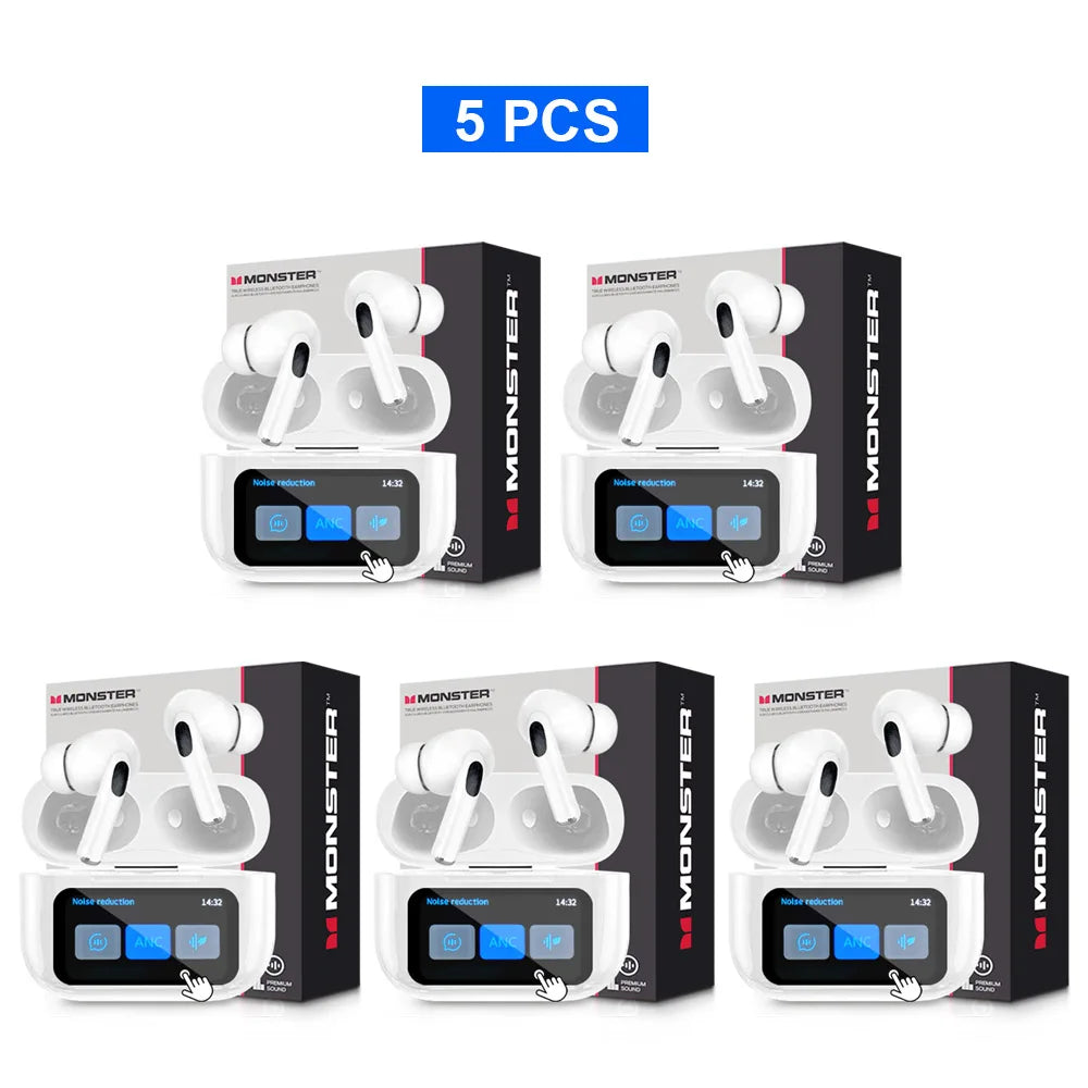 TWS Wireless Bluetooth Earbuds with HD Stereo, Touch, and Charging Box