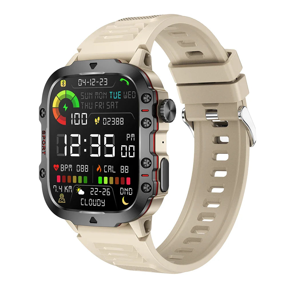 Original Men’s Smartwatch Bluetooth Call IP68 Waterproof Fitness Tracker