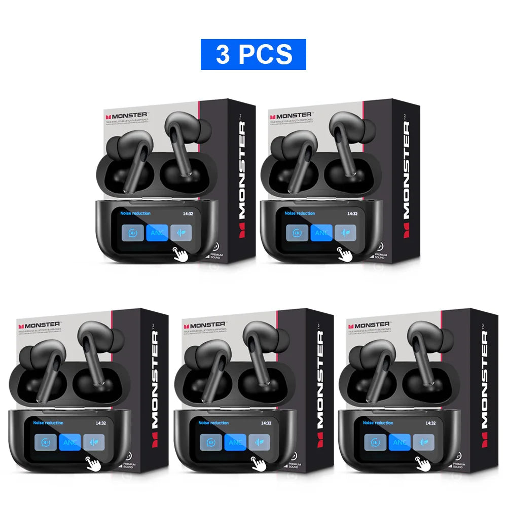 TWS Wireless Bluetooth Earbuds with HD Stereo, Touch, and Charging Box