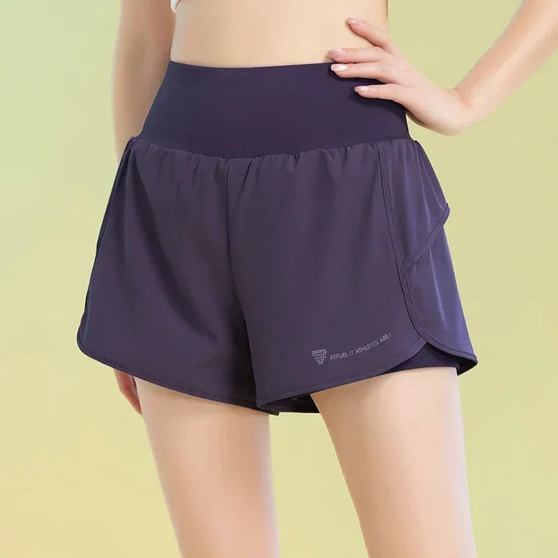 Women’s Yoga Shorts with Pocket for Gym, Running, and Cycling