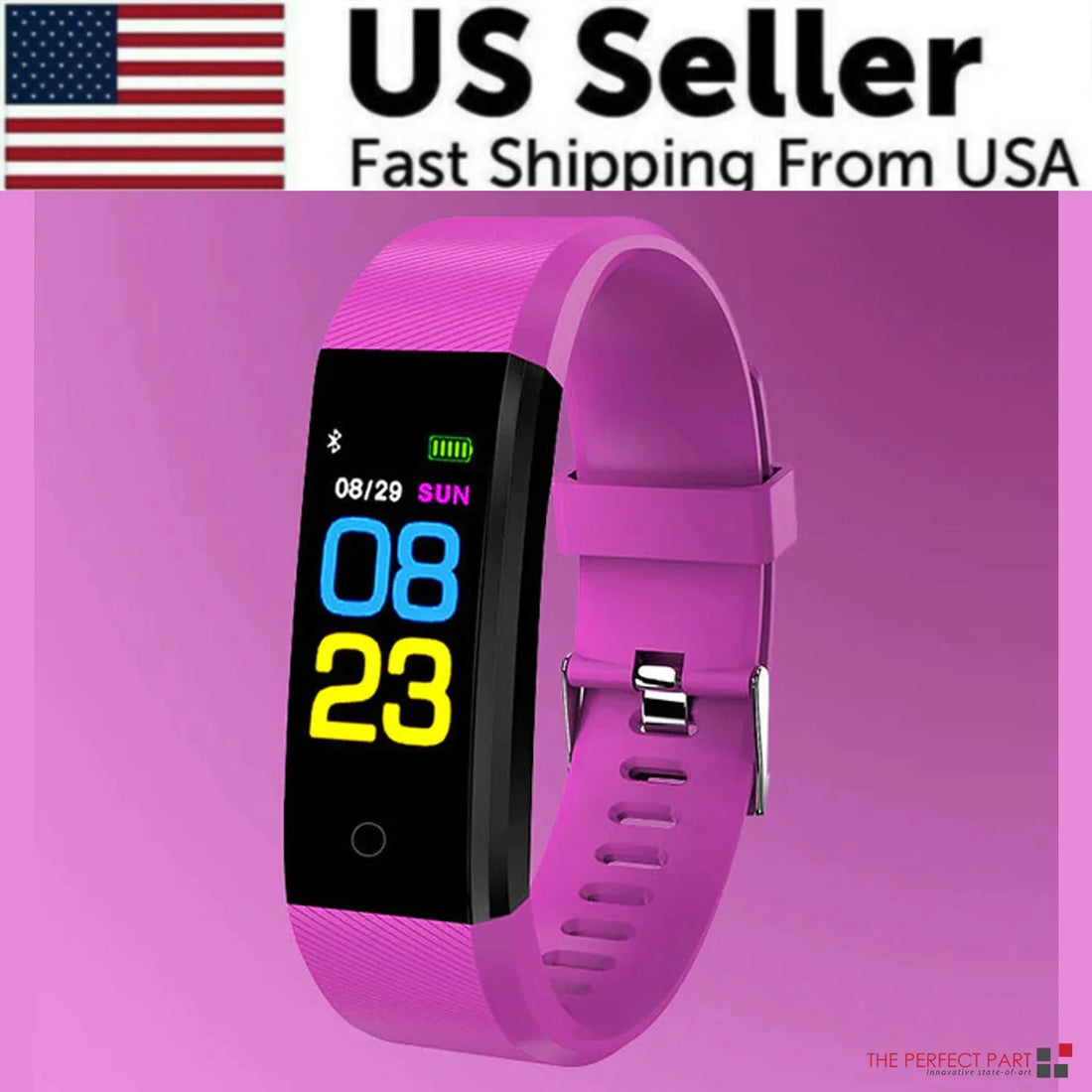 IP67 Waterproof Smartwatch with Heart Rate, Blood Pressure, and Sleep