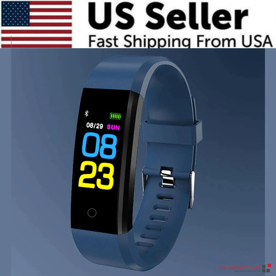 IP67 Waterproof Smartwatch with Heart Rate, Blood Pressure, and Sleep