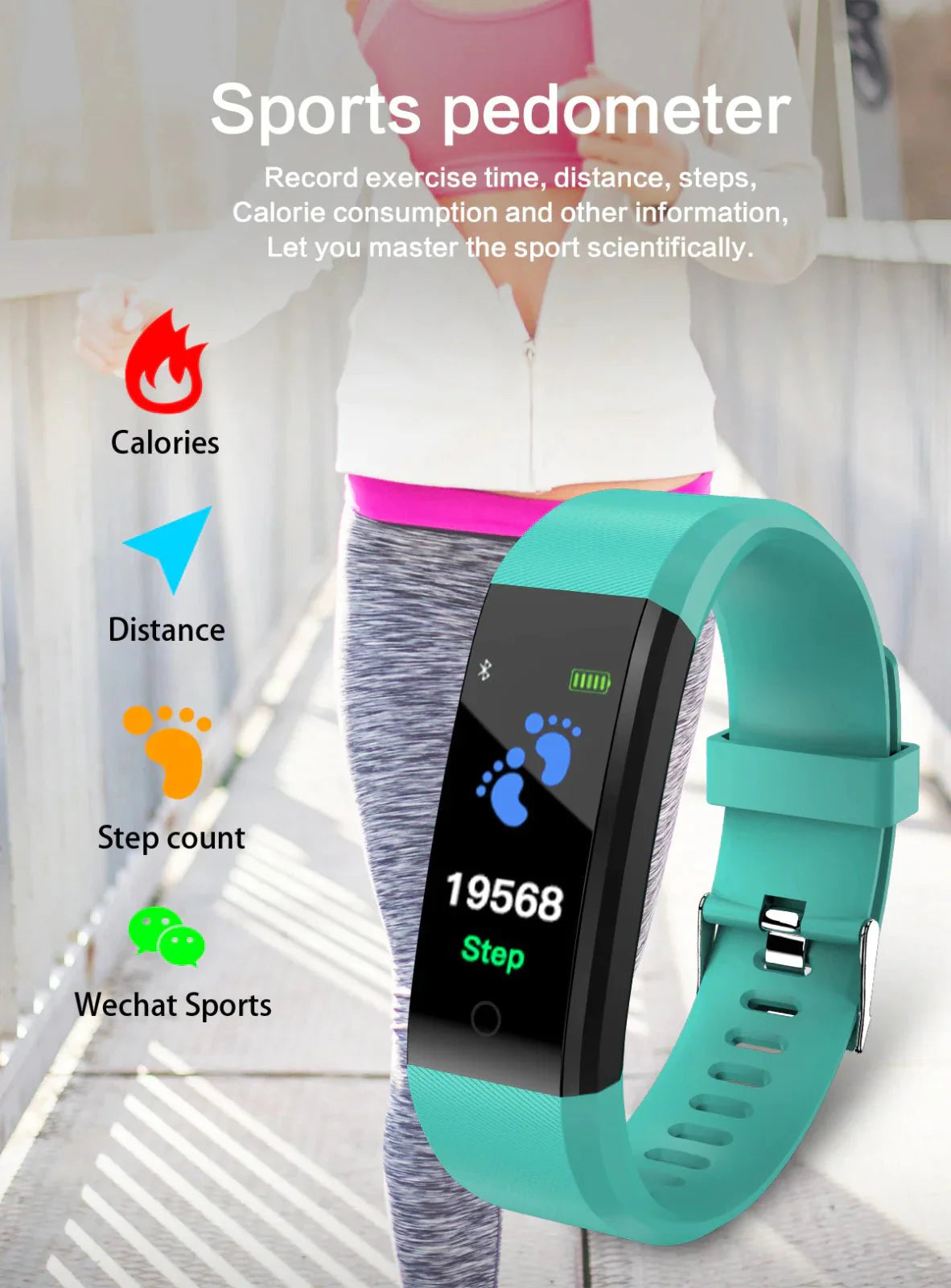 IP67 Waterproof Smartwatch with Heart Rate, Blood Pressure, and Sleep