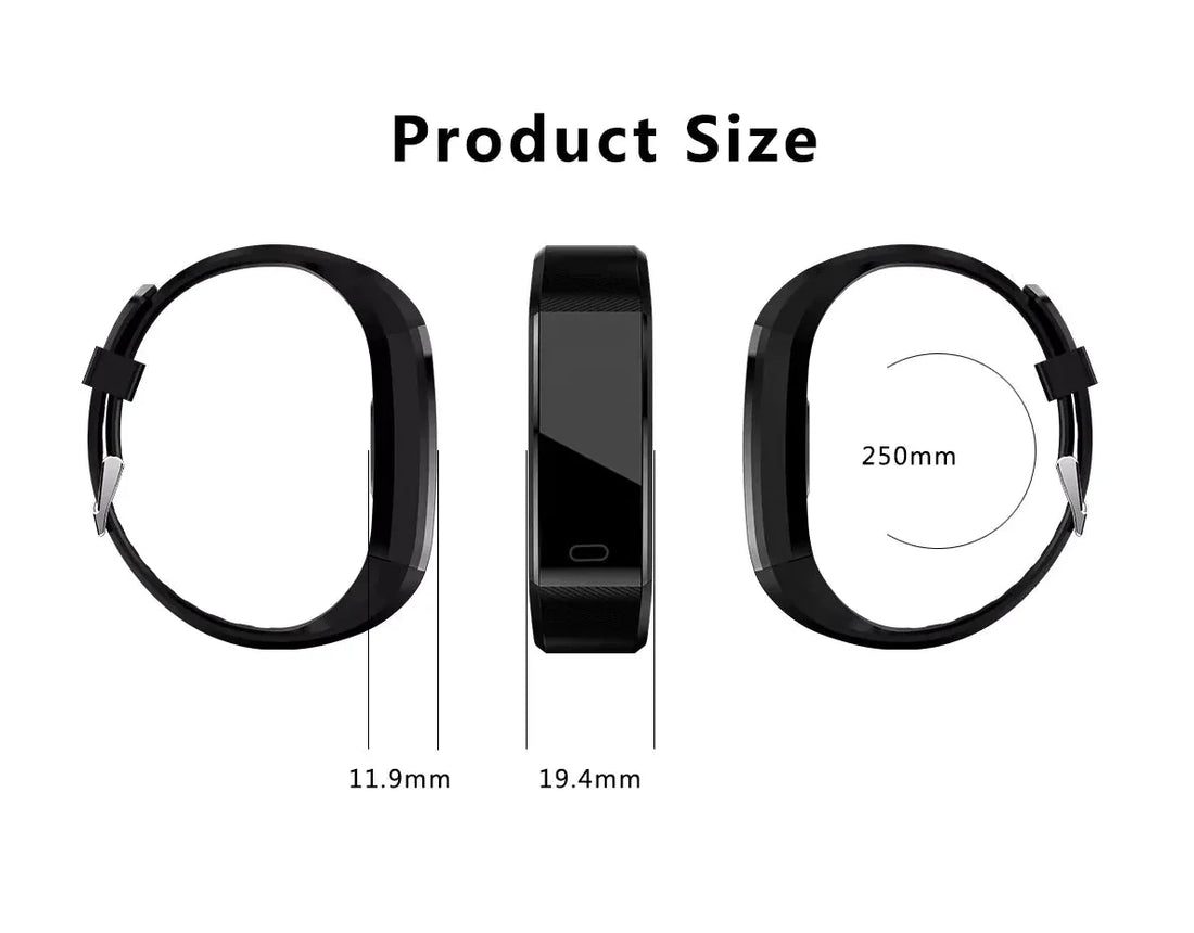 IP67 Waterproof Smartwatch with Heart Rate, Blood Pressure, and Sleep