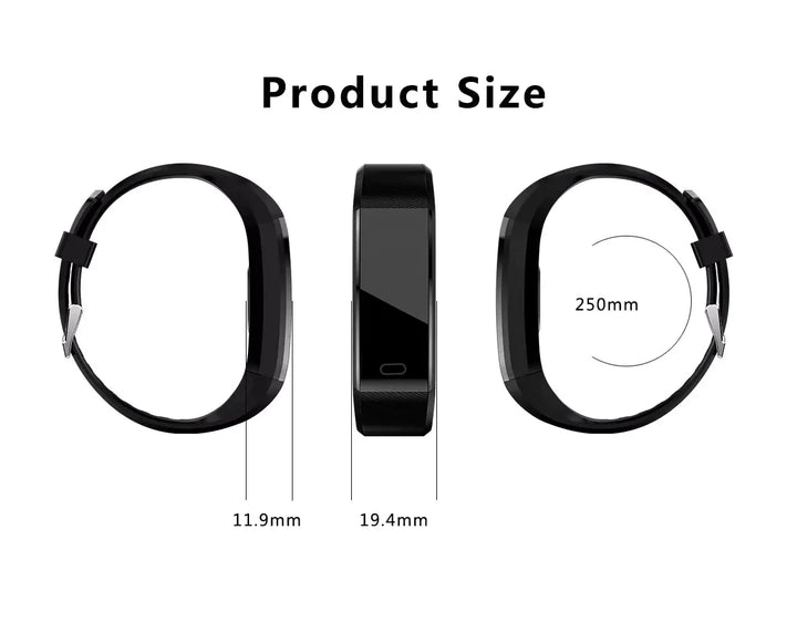 IP67 Waterproof Smartwatch with Heart Rate, Blood Pressure, and Sleep