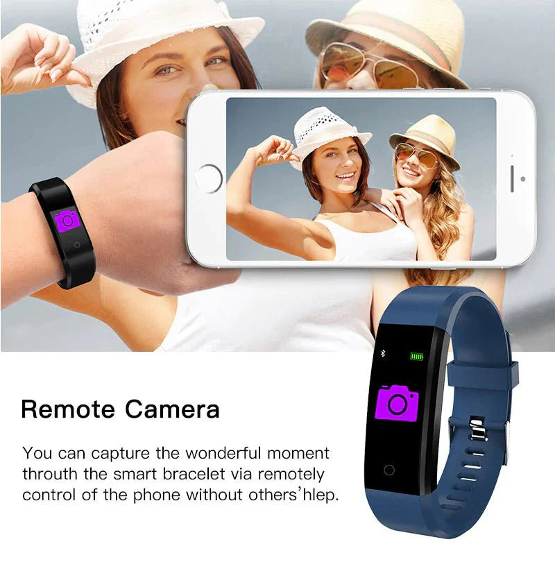 IP67 Waterproof Smartwatch with Heart Rate, Blood Pressure, and Sleep