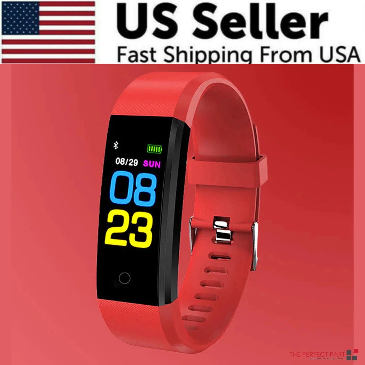 IP67 Waterproof Smartwatch with Heart Rate, Blood Pressure, and Sleep