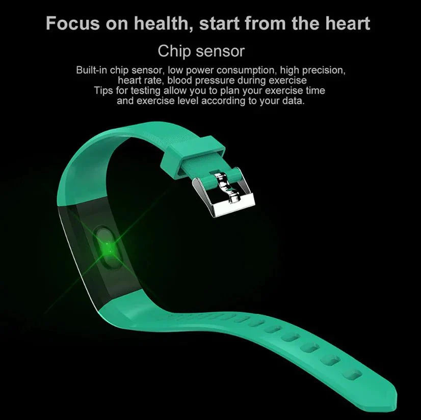 IP67 Waterproof Smartwatch with Heart Rate, Blood Pressure, and Sleep