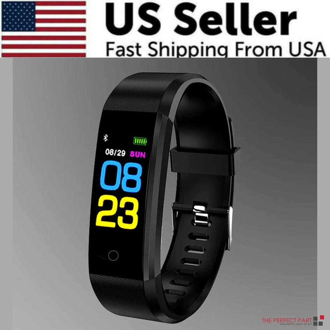 IP67 Waterproof Smartwatch with Heart Rate, Blood Pressure, and Sleep