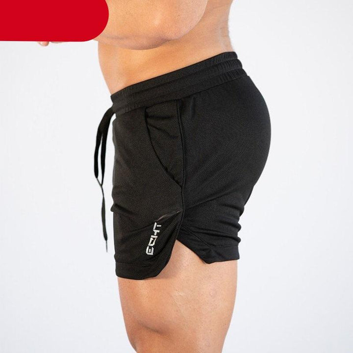 Men’s Quick-Dry Gym Training Shorts with Pockets for Running