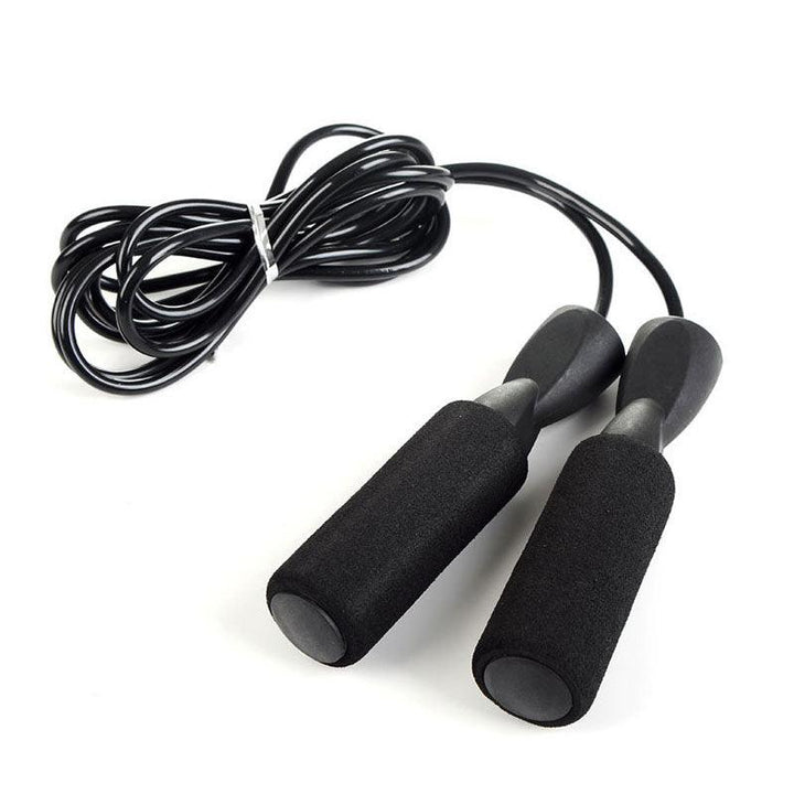 Adjustable Soft Jump Rope with Foam Handles for Fitness Training