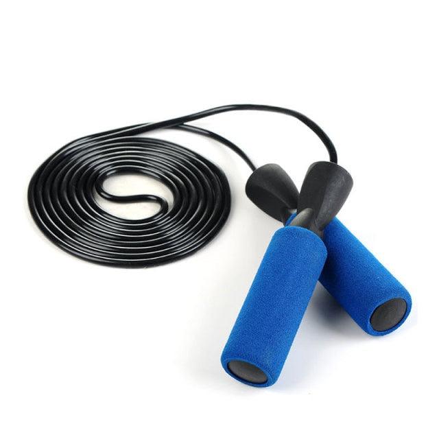 Adjustable Soft Jump Rope with Foam Handles for Fitness Training