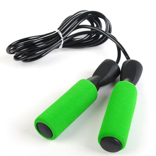 Adjustable Soft Jump Rope with Foam Handles for Fitness Training