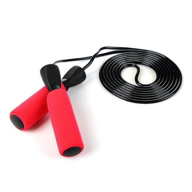 Adjustable Soft Jump Rope with Foam Handles for Fitness Training